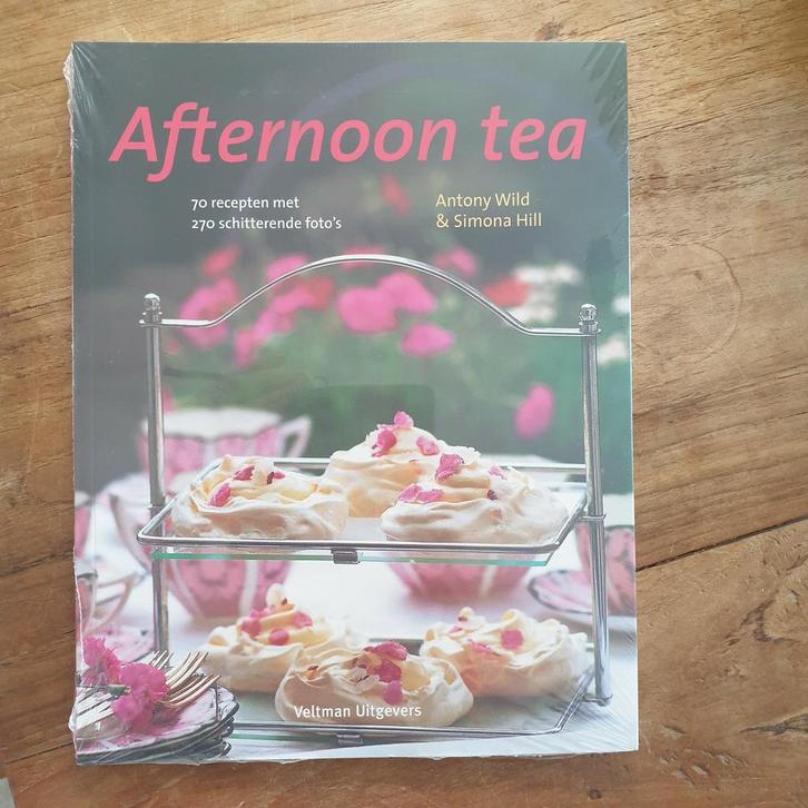 Bakboek Afternoon tea NIEUW in plastic. High tea. Bakken, Boeken, Kookboeken, Nieuw, Ophalen of Verzenden