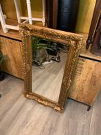Prachtige mooie zware gouden barok spiegel, Ophalen, 100 tot 150 cm, Zo goed als nieuw, Rechthoekig