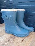 Regenlaarzen zacht blauw maat 35, Kinderen en Baby's, Kinderkleding | Schoenen en Sokken, Ophalen, Gebruikt, Jongen of Meisje
