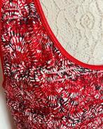 Sandwich rode jurk maat 44, Kleding | Dames, Jurken, Maat 42/44 (L), Ophalen of Verzenden, Zo goed als nieuw, Knielengte