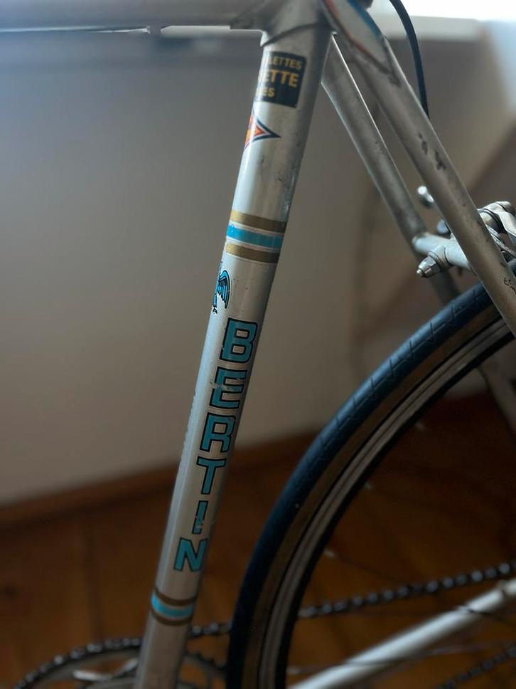 Single speed Vintage Bertin Racefiets, Fietsen en Brommers, Fietsen | Oldtimers, 55 tot 59 cm, Jaren '60 of nieuwer, Ophalen