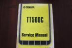 YAMAHA TT500 C 1975/76 service manual TT 500 werkplaatsboek, Motoren, Handleidingen en Instructieboekjes, Yamaha