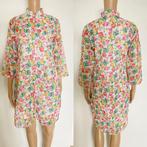 Anarkali churidar salwar kameez shalwar nieuw print S parels, Wit, Ophalen of Verzenden, Zo goed als nieuw, Maat 36 (S)