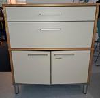 2 kasten met lades en deuren en hangmappen lade, Ophalen, Gebruikt, 100 tot 150 cm, Meerdere deuren
