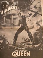 Paginagrote A3 advertentie QUEEN Flash release, Cd's en Dvd's, Vinyl | Rock, Ophalen of Verzenden