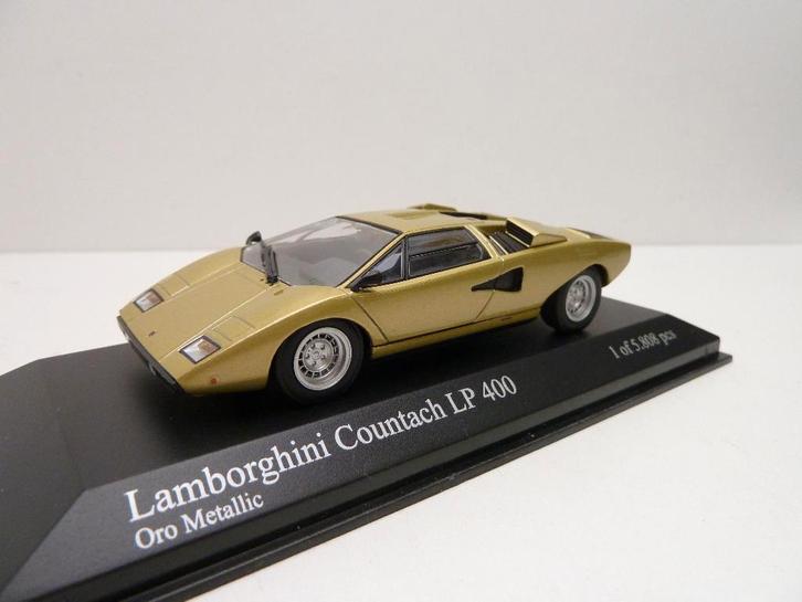 Lamborghini Countach LP 400  ''  Minichamps '', Hobby en Vrije tijd, Modelauto's | 1:43, Zo goed als nieuw, Auto, MiniChamps, Ophalen of Verzenden