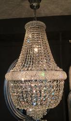 De Kroonluchter met echt kristal 50 cm goud/zilver