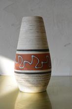 Retro vintage Vaas Schreurich West Germany 529 25, jaren 50, Schreurich, Gebruikt, Overige kleuren, Aardewerk of Porselein