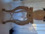 Prachtige Lifestyle White wash barok tafel/zuil, Ophalen, Eikenhout, 50 tot 100 cm, Zo goed als nieuw