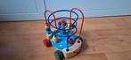 Houten kralenspiraal spel met wielen, Ophalen, Gebruikt