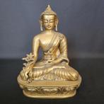 Medicijn boeddha beeld – brons – 24cm hoog – india, Ophalen of Verzenden, Nieuw