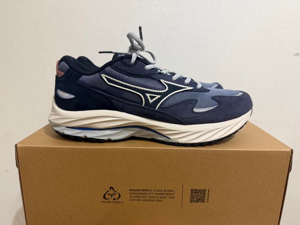 Te koop nieuwe Mizuno Wave Rider Beta multi Blue, Postlaan 3, Blauw, Nieuw, Ophalen of Verzenden