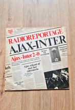 Ajax - Inter Milaan - reportage, Ophalen of Verzenden, 1960 tot 1980, Zo goed als nieuw, 12 inch