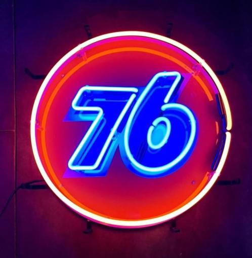 76 gasoline neon en veel andere USA mancave decoratie neons, Verzamelen, Merken en Reclamevoorwerpen, Nieuw, Lichtbak of (neon) lamp