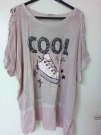 Oudroze linnen /katoen shirt maat 50/52/54, Kleding | Dames, Grote Maten, Ophalen of Verzenden, Zo goed als nieuw, Roze, Shirt of Top