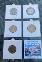 Monaco 2002 euromunten UNC, Ophalen of Verzenden, Buitenland