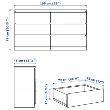 IKEA Malm ladekast - afbeelding 2