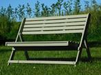 Lanterfant Cees Opklapbare Tuinbank Hardhout Vintage Green, Tuin en Terras, Tuinbanken, Ophalen of Verzenden, Nieuw, Hout