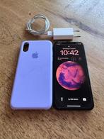iPhone XS 64GB Zwart | Met Oplader En Apple Case, Telecommunicatie, Mobiele telefoons | Apple iPhone, Gebruikt, Verzenden, Zwart