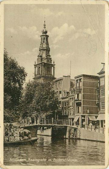 (304-064-011) Amsterdam Raamgracht m. Zuiderkerktoren beschikbaar voor biedingen
