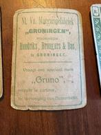 Antiek kaartspel 52 stuks Margarine fabriek Groningen, Ophalen of Verzenden