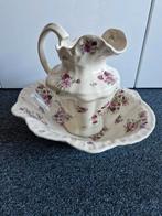 Lampetstel, Ironstone Staffordshire England, tweedelig, Ophalen, Zo goed als nieuw