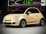 Fiat 500 S Sport Cabrio Beige/Cappuccino/Airco/Xenon/NAP/NLa, Auto's, Gebruikt, Bedrijf, Handgeschakeld, 26 km/l