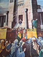 Lot Mix 50 Diversen antieke Religie Bijbelse Schoolplaten, Ophalen, Geschiedenis