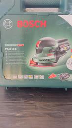 Bosch PSM 18 LI Accu Schuurmachine, Doe-het-zelf en Verbouw, Gereedschap | Schuurmachines, Ophalen, Gebruikt, Minder dan 600 watt