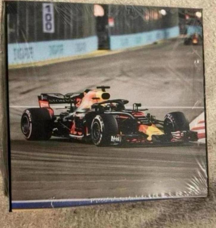 Max Verstappen Red Bull Canvas 20x20 - Nieuw!, Verzamelen, Automerken, Motoren en Formule 1, Nieuw, Ophalen of Verzenden
