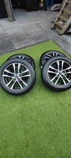 Velgen met Winterbanden - 5x112 continental!, Gebruikt, 16 inch, Banden en Velgen, Personenwagen