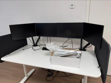 Te koop mooi bureau van (ikea bekant)met verstelbare stoel - afbeelding 5