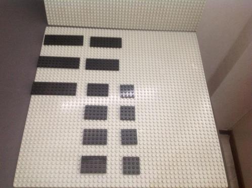 Lego grote, zwarte plaatjes, diverse maten, 13 x, Kinderen en Baby's, Speelgoed | Duplo en Lego, Zo goed als nieuw, Lego, Ophalen of Verzenden