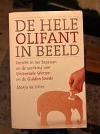 De Hele Olifant in Beeld - Marja de Vries, Ophalen of Verzenden, Gelezen, Spiritualiteit algemeen, Achtergrond en Informatie