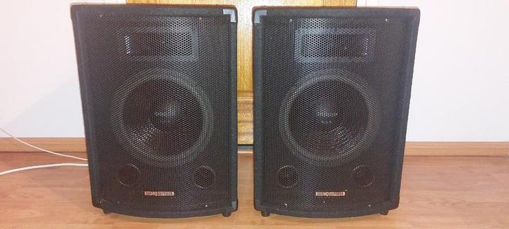 HQ Power VDSG10 Luidspreker - 400 Watt, Audio, Tv en Foto, Luidsprekers, Gebruikt, Front, Rear of Stereo speakers, 120 watt of meer