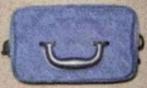 Blauwe beautycase turbo S; beauty case; toiletkoffer, Ophalen of Verzenden, Gebruikt, Blauw