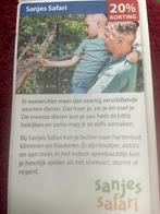 Sanjes Safari Dierentuin in Veenwouden Voordeelbon, Drie personen of meer, Dierentuinbon