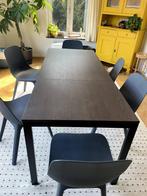 VANGSTA uitschuifbare eetkamertafel (75x120/180), Huis en Inrichting, Tafels | Eettafels, Ophalen, Kunststof, 50 tot 100 cm, Zo goed als nieuw