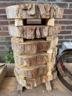 Houten acacia boomstam schijven Ø 25 cm , 4 en 5 cm dik, Ophalen of Verzenden, Rechthoekig, Hout