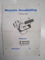 Webasto kachel handleiding en onderdelen, Ophalen, Gebruikt, Motor en Techniek