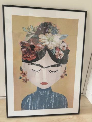 Poster Frida Kahlo met frame / lijst beschikbaar voor biedingen