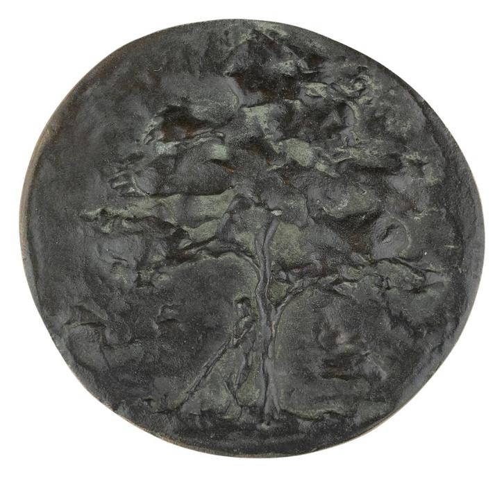 PENNING Christl Seth-Höfner : Zonder titel ººº, Postzegels en Munten, Penningen en Medailles, Brons, Nederland, Verzenden