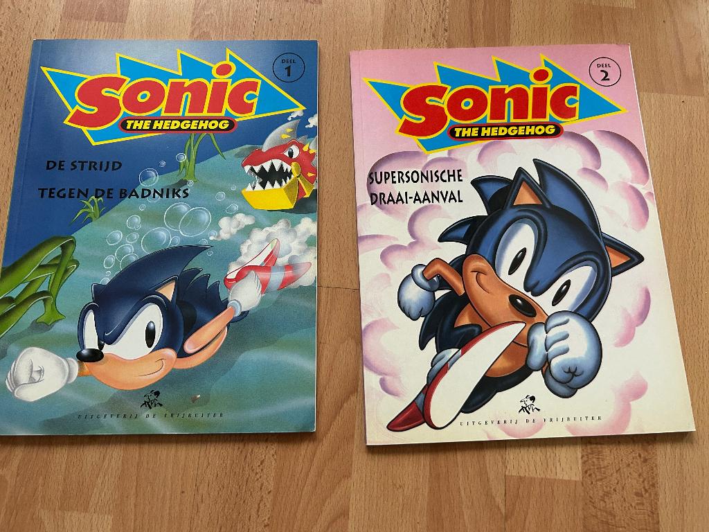 Stripboeken sonic de hedgehog sega deel 1+2, Boeken, Ophalen of Verzenden, Meerdere stripboeken, Onbekend, Gelezen