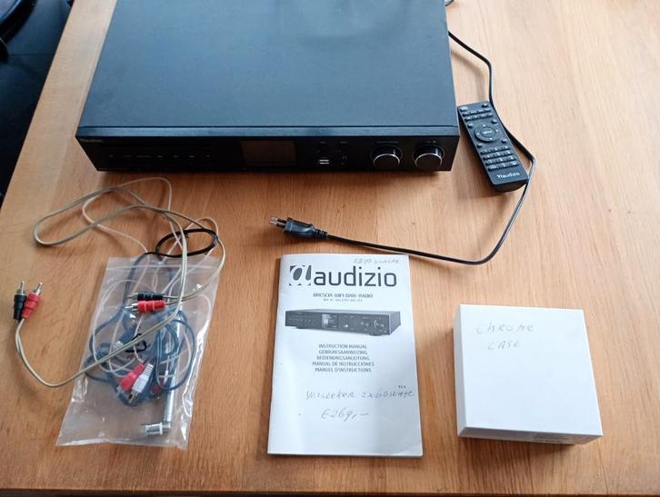 Audizio Brescia receiver met DAB+ / Bluetooth / USB / RCA, Audio, Tv en Foto, Versterkers en Receivers, Zo goed als nieuw, 120 watt of meer