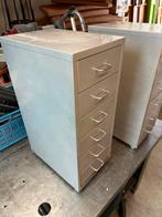 Ikea helmer ladekastje metaal grijs 2x, Huis en Inrichting, Ophalen, Minder dan 50 cm, Minder dan 100 cm, Metaal