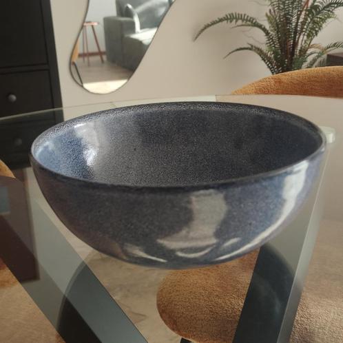 Blauwe Fruitschaal – Gemaakt in Portugal (Ø26 cm), Huis en Inrichting, Woonaccessoires | Schalen en Manden, Zo goed als nieuw
