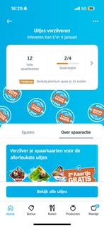 12 vollen spaarkaarten Albert Heijn, Tickets en Kaartjes, Kortingskaart