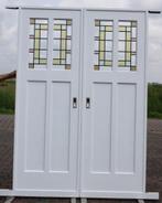 Prachtige oude kamer ensuite schuifdeuren glas in lood, Doe-het-zelf en Verbouw, Deuren en Horren, Ophalen, Minder dan 80 cm, Binnendeur