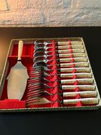 Retro Gebaksvorkjes, theelepels & Taartschep in Doos, Ophalen of Verzenden
