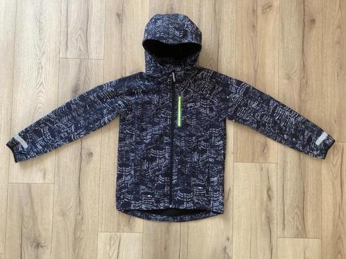 H&M softshell jas, jongen, zwart/wit, maat 158, Kinderen en Baby's, Kinderkleding | Maat 158, Zo goed als nieuw, Jongen, Jas, Ophalen